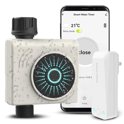 新型自動散水タイマーWIFI散水ホース適格請求書okスプリンクラーガーデンタイマー ワイヤレス散水タイマーAPP制御インテリジェントモード植物灌水散水システム散水用具灌漑シス…