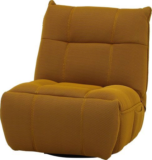 不二貿易電動パーソナルチェアー包み込まれる座り心地一人掛け幅88 x奥行105 x高さ75 cmマスタード