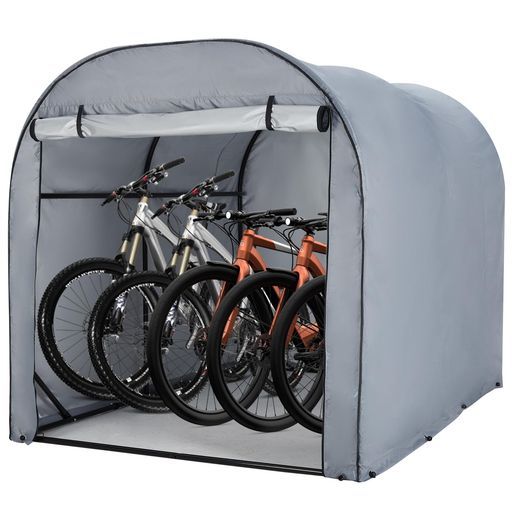 Euker ユーカー サイクルポートサイクルハウス自転車テントガレージ防水頑丈収納梅雨対策3台用