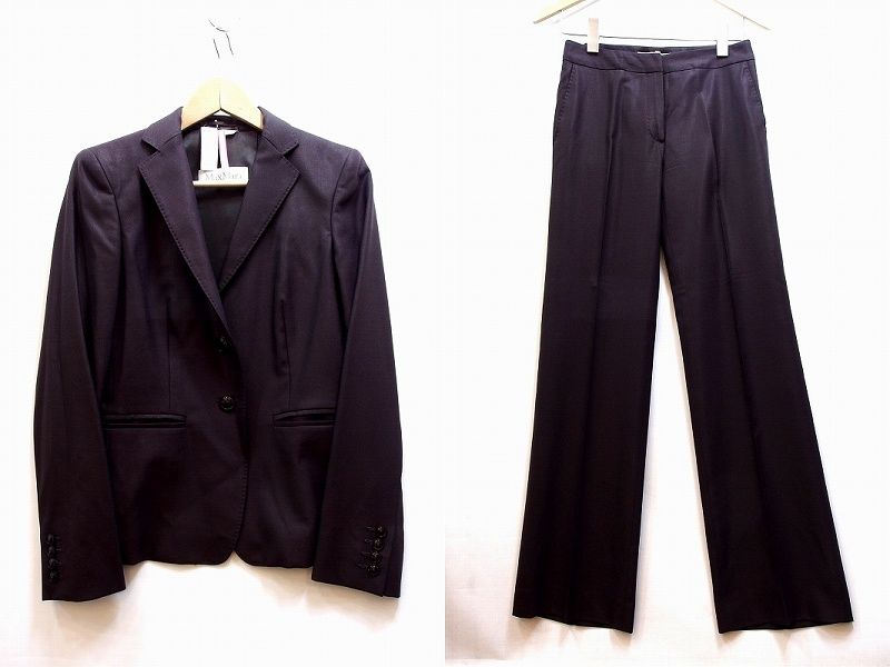 227858】MAX MARA マックスマーラ セットアップ パンツスーツ I38