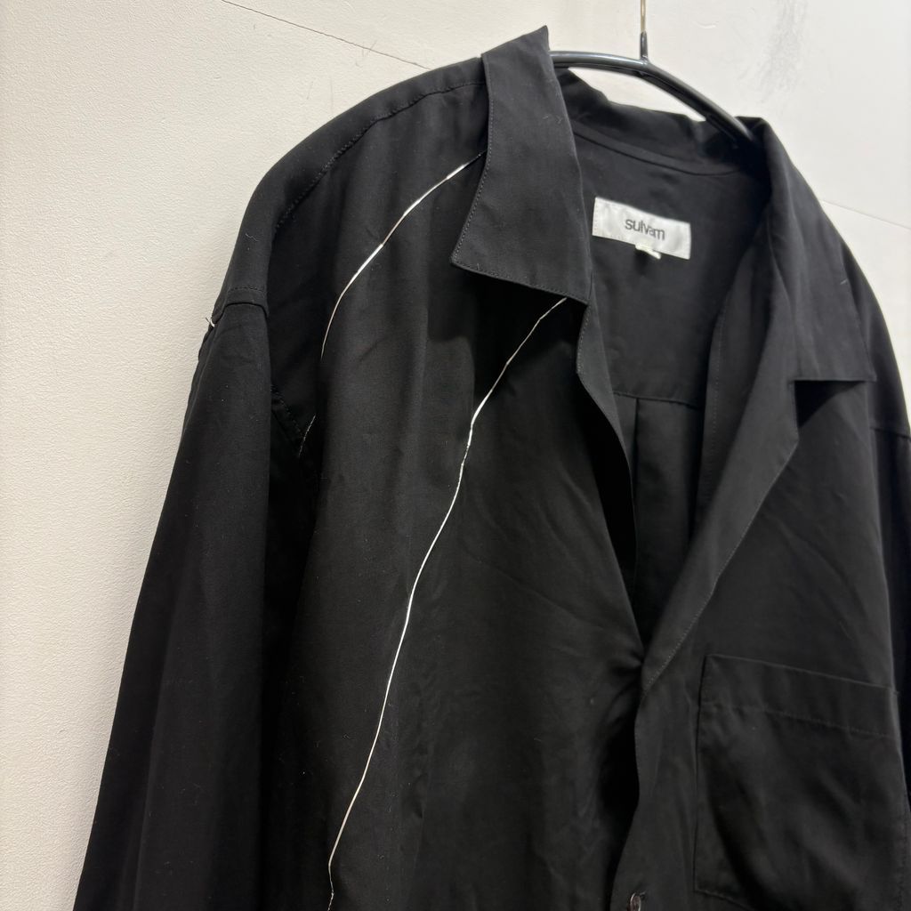 sulvam サルバム Silver line over shirt 長袖シャツ S0-B06-010