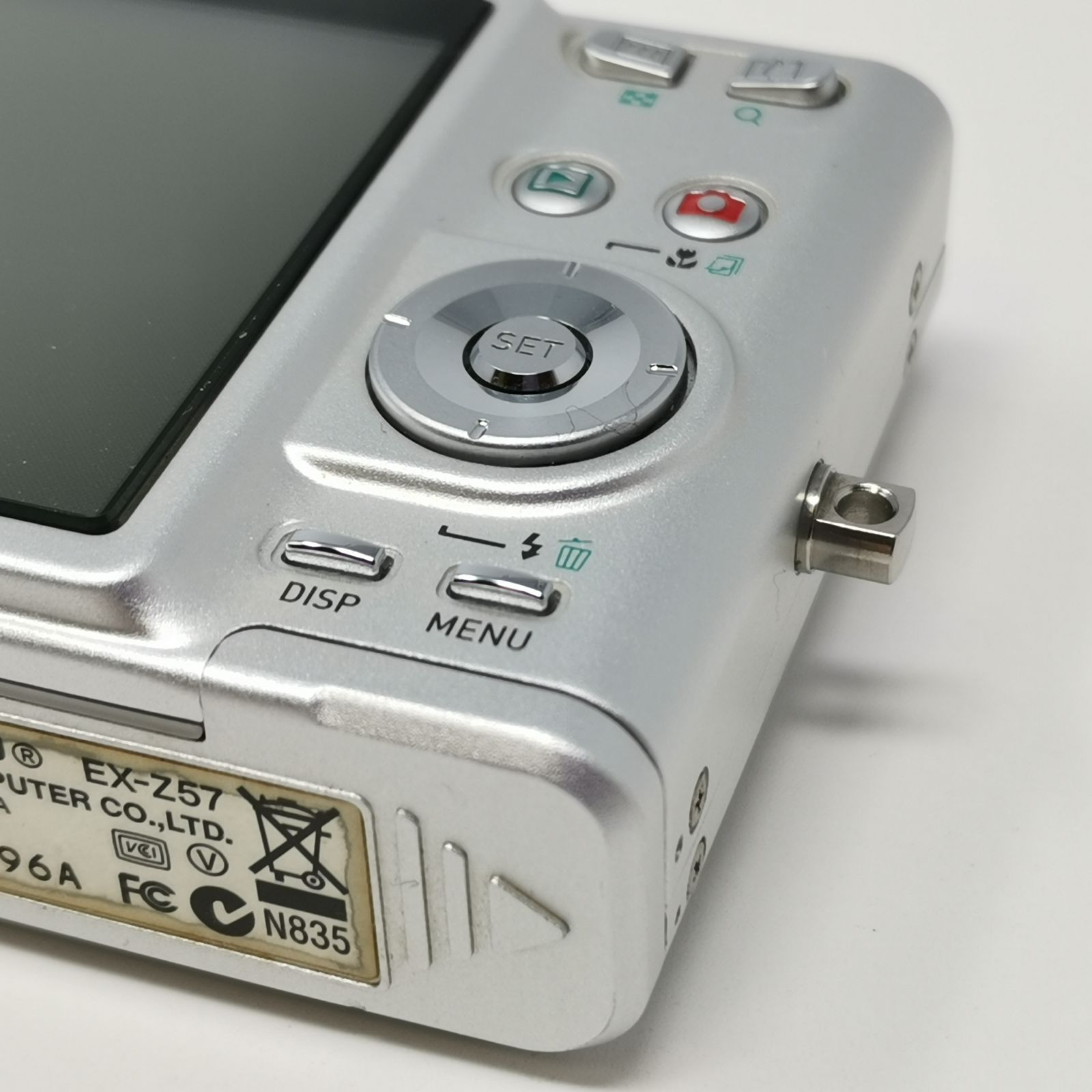 カシオ EXILIM EX-Z57 動作確認済み デジカメ シルバー デジタルカメラ