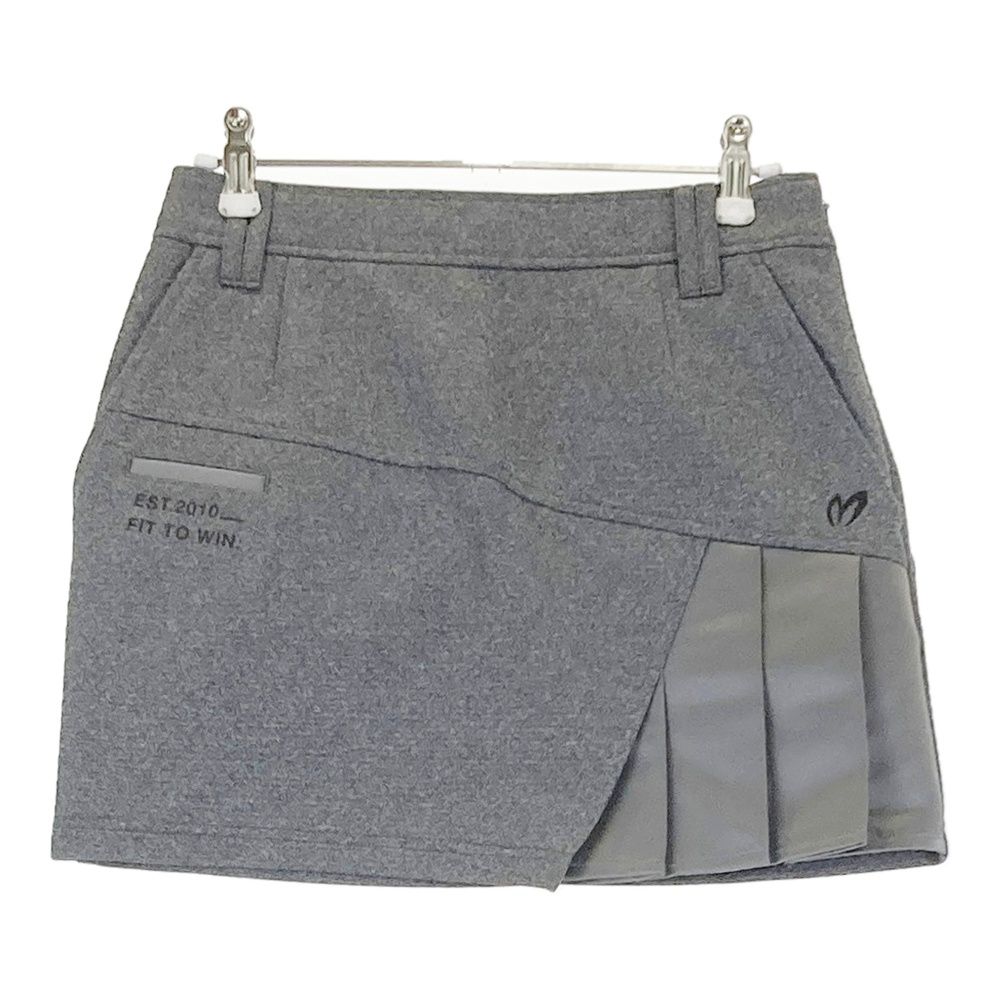 サイズ 00 MASTER BUNNY EDITION マスターバニーエディション 759-3134206 サイドプリーツ スカート グレー系 ゴルフウェア レディース ストスト