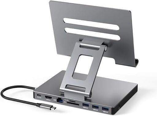 iPadProUSBCハブスタンド、iPadProM4M21312.99-in-1アダプター4K60HzHDMI、RJ45ギガビットイーサネット、SD/TFカードリーダー、3USB3.0、3.5mmオーディオ