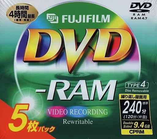 Ram Balram [DVD](中古品) 中古】DVD-R 富士フイルム 録画用DVD-RAM 9.4GB 5枚パック [VDRM240BX5