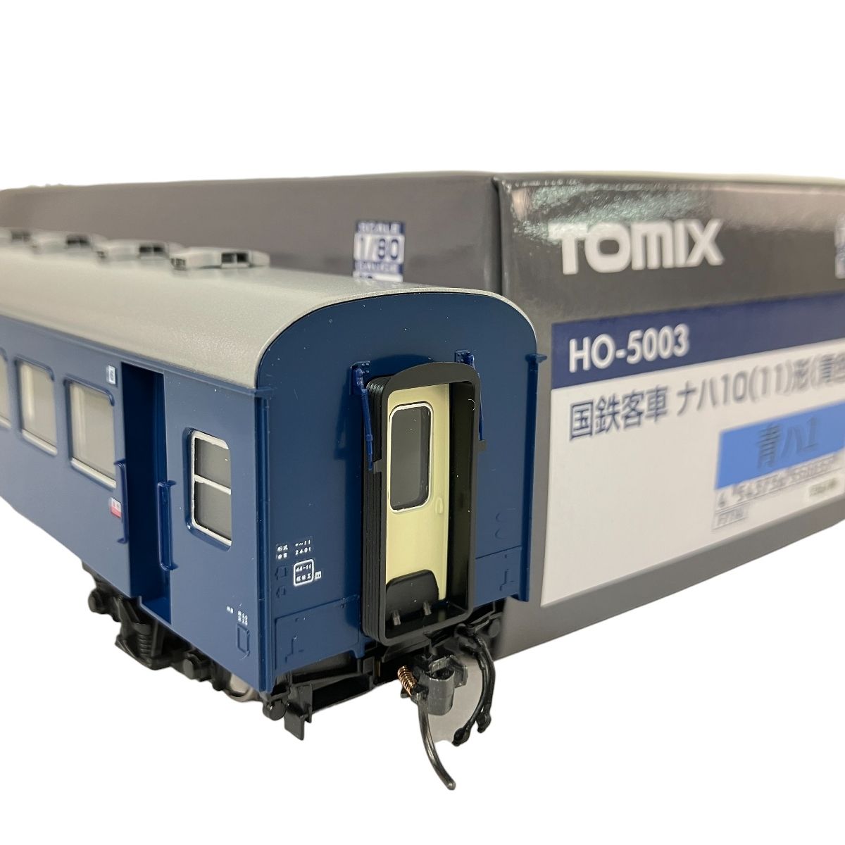 TOMIX HO-5003 国鉄 10系 軽量客車 ナハ10 (11)形 青色 室内灯込 HO