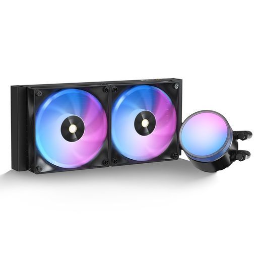 OcypusDelta クーラー簡易水冷240 mm レイヤーARGBライティングエフェクト TDP 280 W 低ノイズポンプ 高性能4ピンPWMファン 最大2000 RPM AMDAM 4|AM 5 IntelLGA