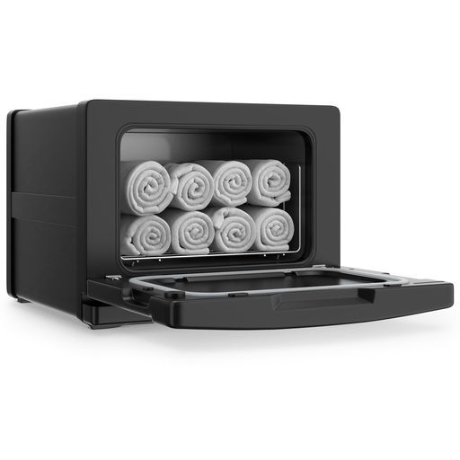 タオルウォーマータオルスチーマー8 Lタオル蒸し器おしぼり蒸し器ホットボックス前開きタオルおしぼり蒸しタオル業務用小型ブラック