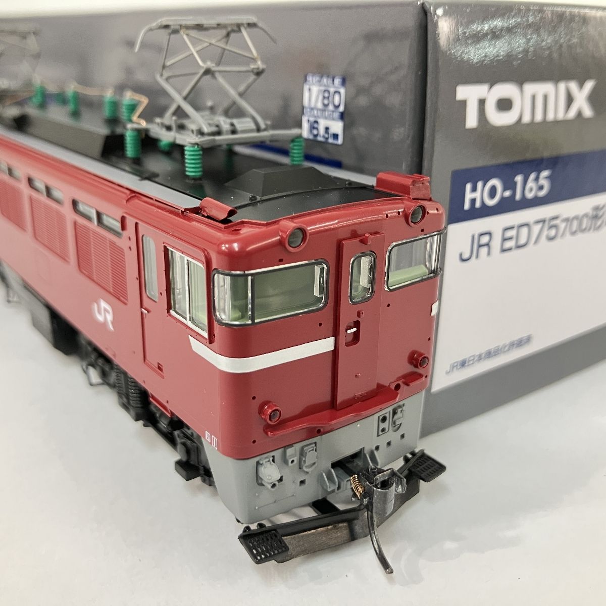 『新品未使用』TOMIX HO-165 JR ED75 700 後期型サッシ窓 TOMIX HO-165 JR ED75形700番台 電気機関車 後期型 サッシ窓 HOゲージ