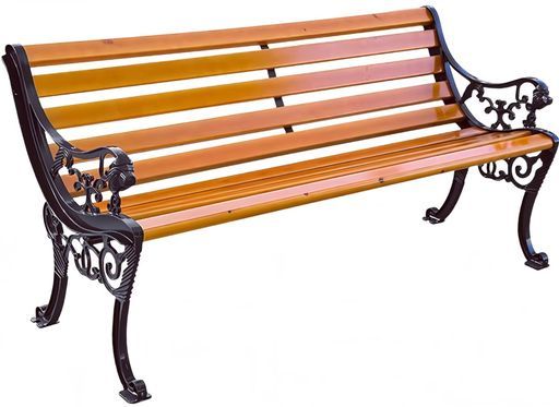 TUIYIDUOガーデンベンチ屋外ガーデンチェアパークベンチ120cm耐荷重約