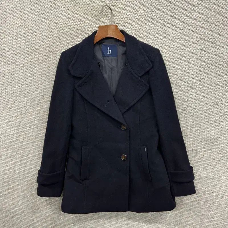 HAZZYS ヘジス カジュアル ウール カシミア ハーフ コート 85 A 04193