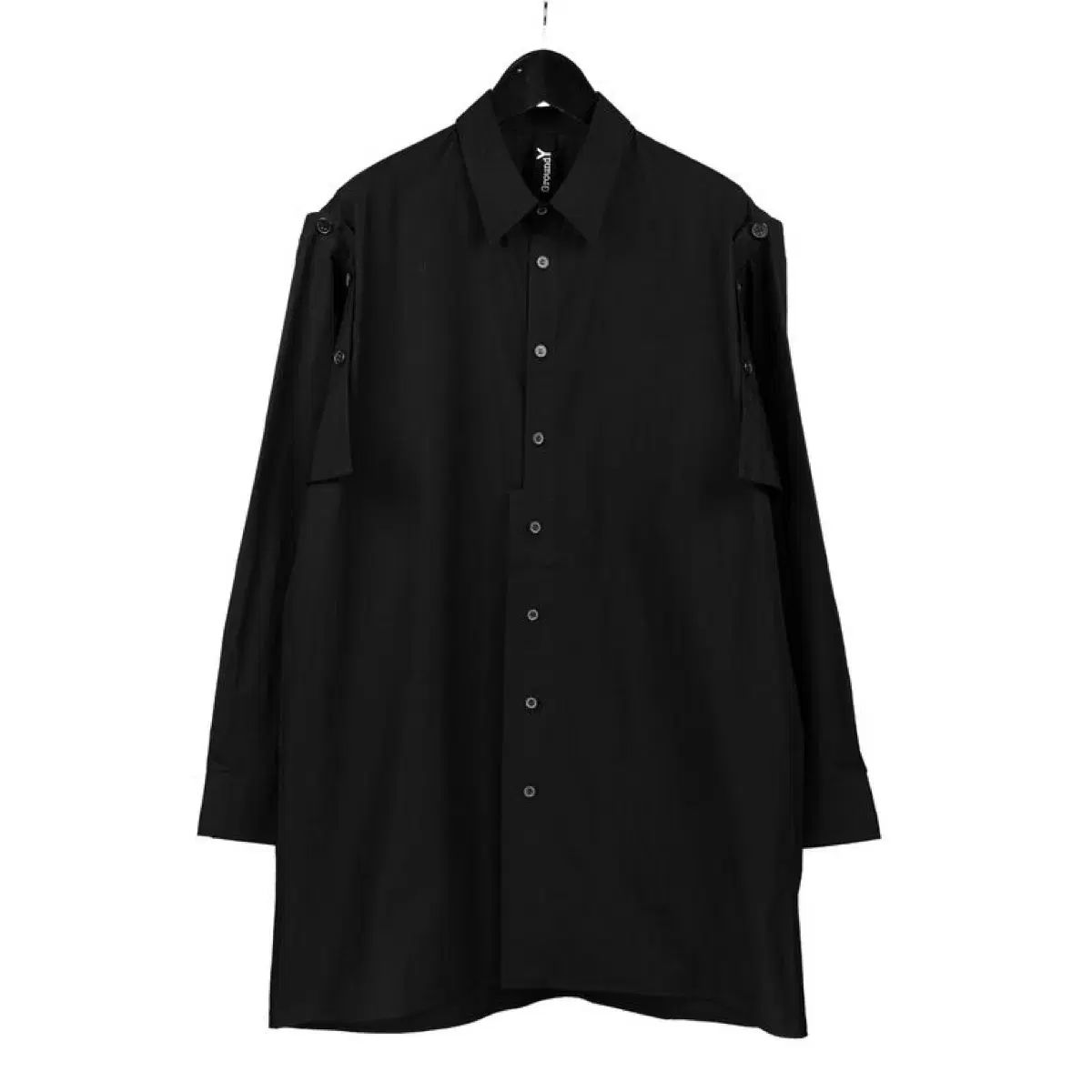 YOHJI YAMAMOTO ヨウジヤマモト ボタン デザインテープ 変形 シャツ