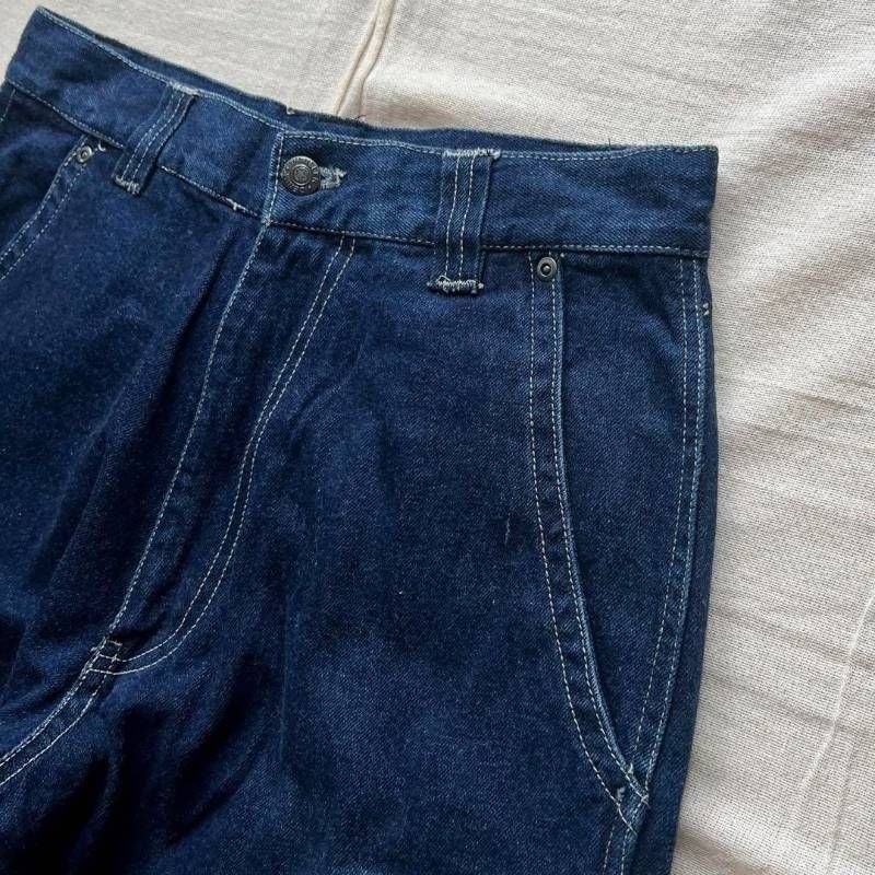00s ラングラー バギー デニムパンツ W42 ヒゲ 縦落ち Y2K 極太 00s 