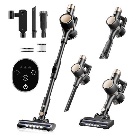 ZAFROコードレス掃除機軽量55000 pa折り曲げ な設計標準40分連続稼働2段階の吸引力スティックハンディクリーナー低騒音伸縮パイプ壁掛け収納7重濾過システム0.6 L集塵LED液晶ディスプレイ