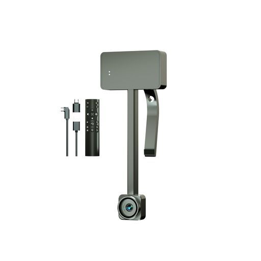 Webカメラ4 kPC用ウェブカメラモニター用リモコン付きUltraHD 1|2.55’’センサーオートフォーカス10 Xデジタルズーム-プライバシー保護ビデオ通話|Zoom対応 グレー