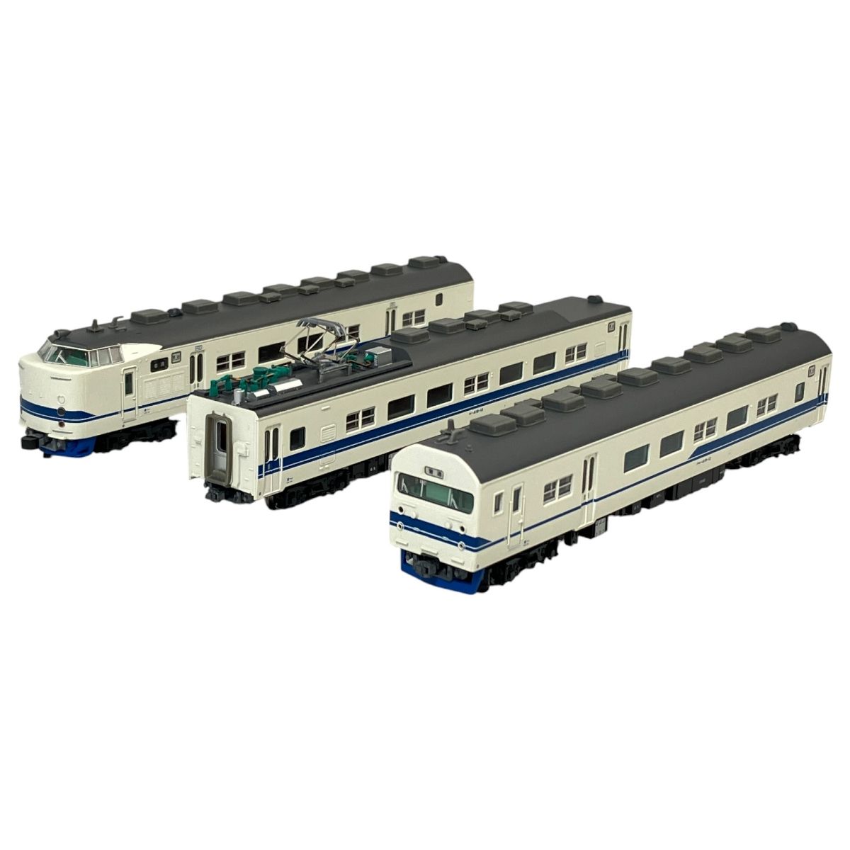 良好 マイクロエース A-2295 419系 近郊電車 新北陸色 貫通扉埋込編成 増結 3両セット 室内灯込 Nゲージ 鉄道模型