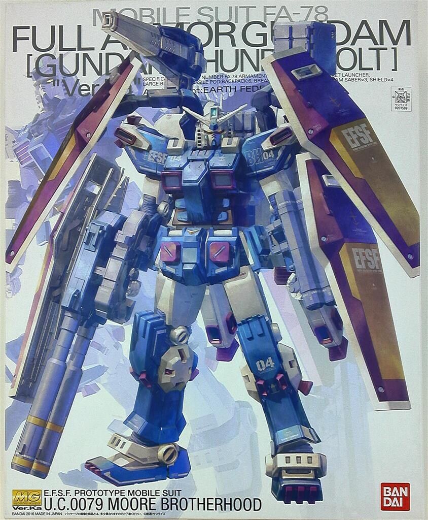 バンダイ MG ガンダムサンダーボルト フルアーマー ガンダム Ver.Ka 1|100