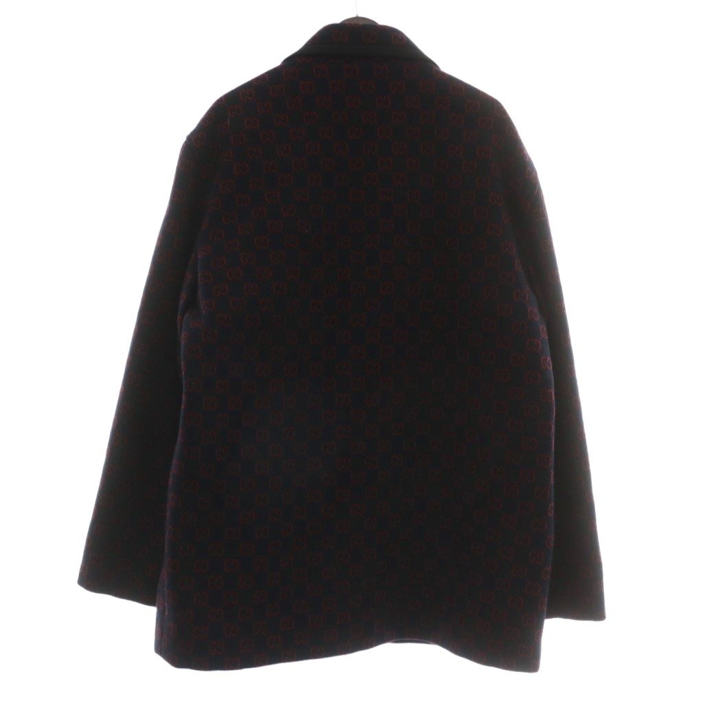 グッチ GUCCI 20SS GGジャガード チェスターコート テーラード