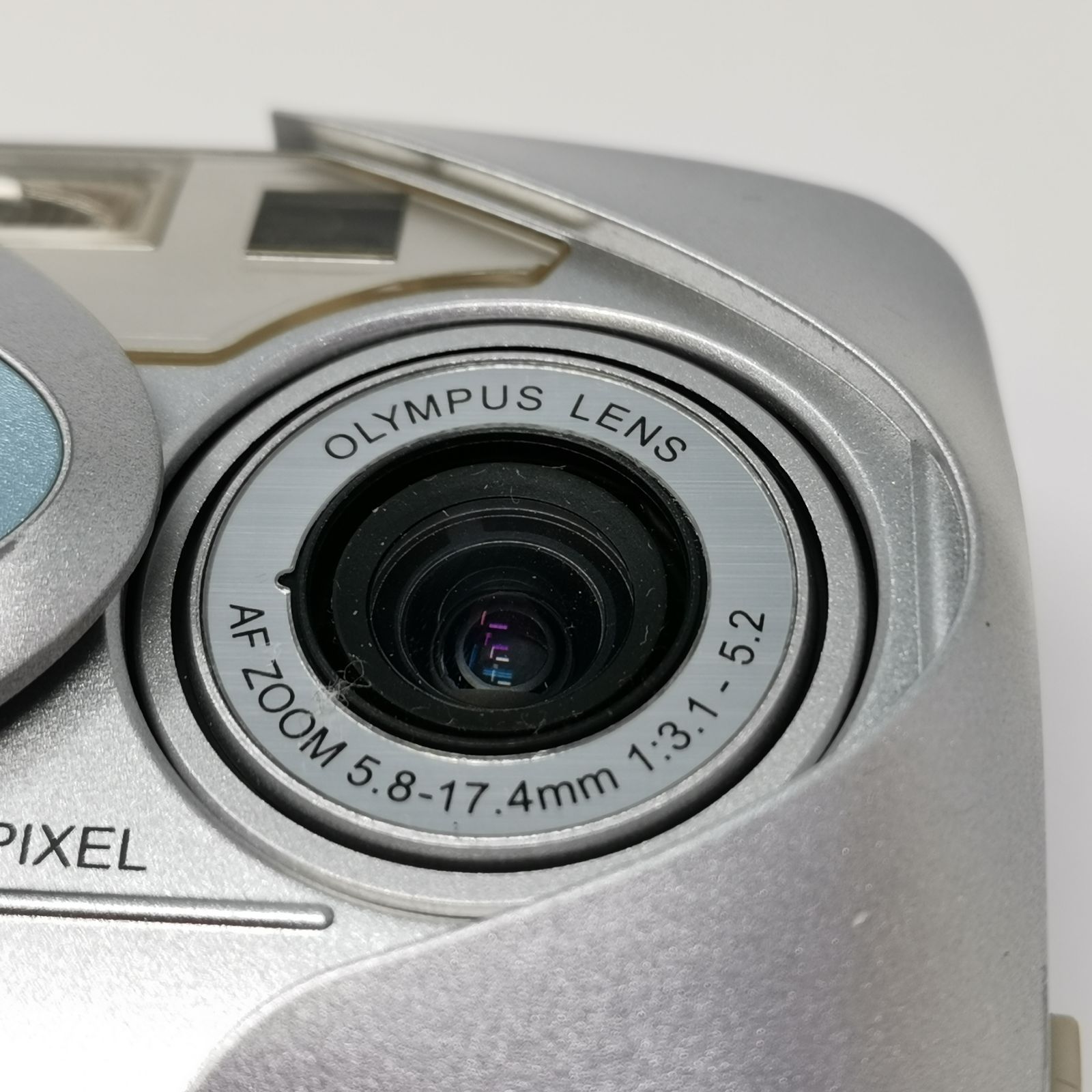 OLYMPUS U-20 コンパクトデジタルカメラ シルバー オリンパス CAMEDIA X200 シルバー デジタルカメラ ジャンク 管理番号