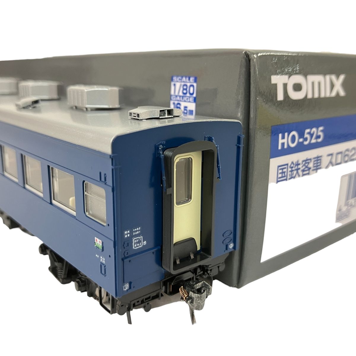 TOMIX HO-525 国鉄 60系 スロ62形 特別2等車 帯なし 室内灯込 HOゲージ