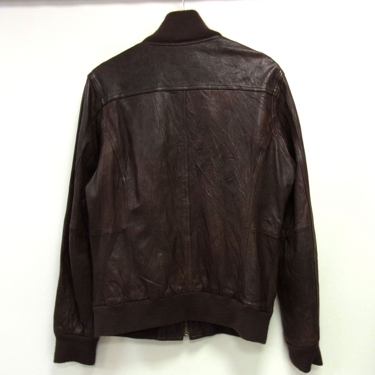 ☆BACK NUMBER バックナンバー ラムレザー ジャケット スタンドカラー