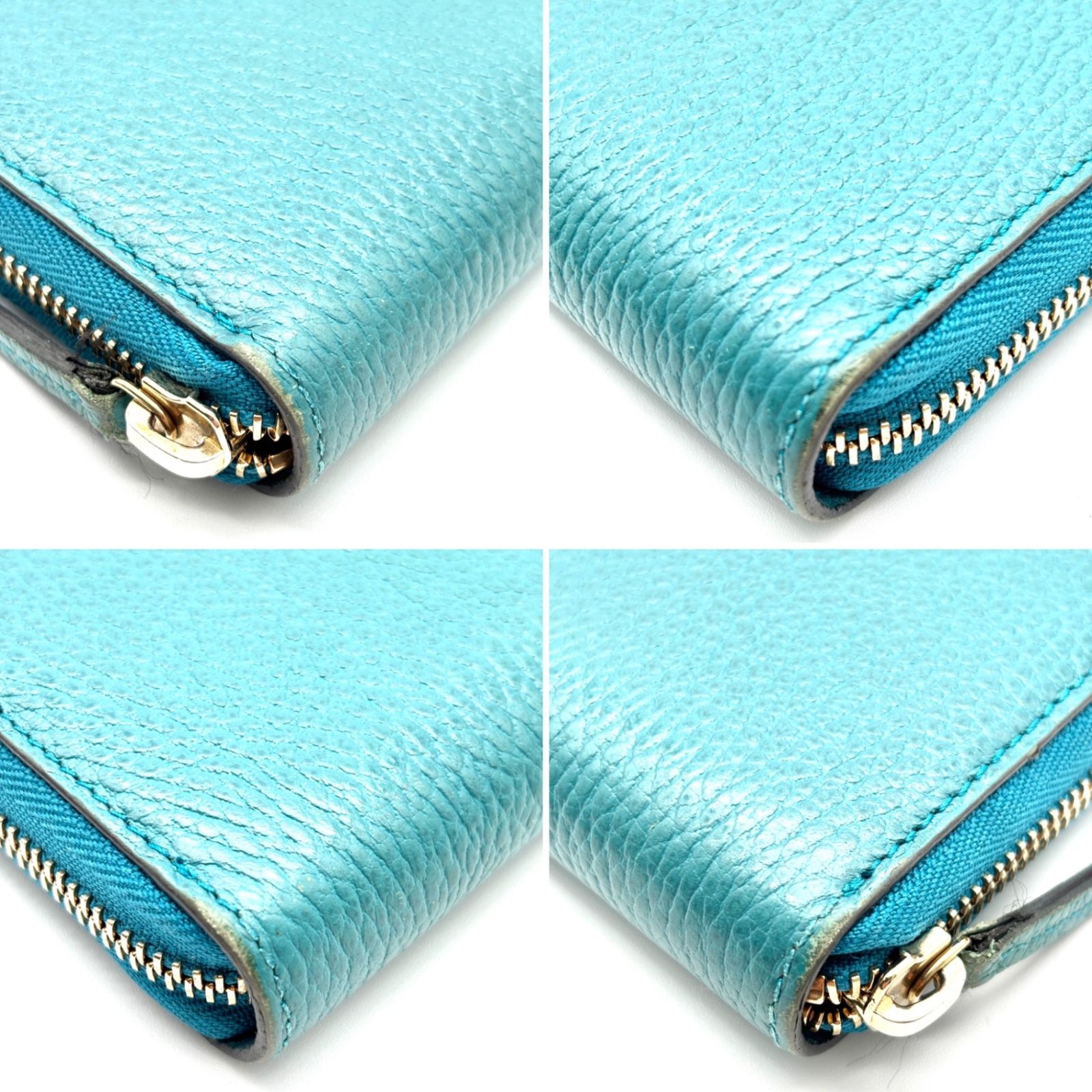 美品 GUCCI グッチ 長財布 インターロッキング GG ジップアラウンド