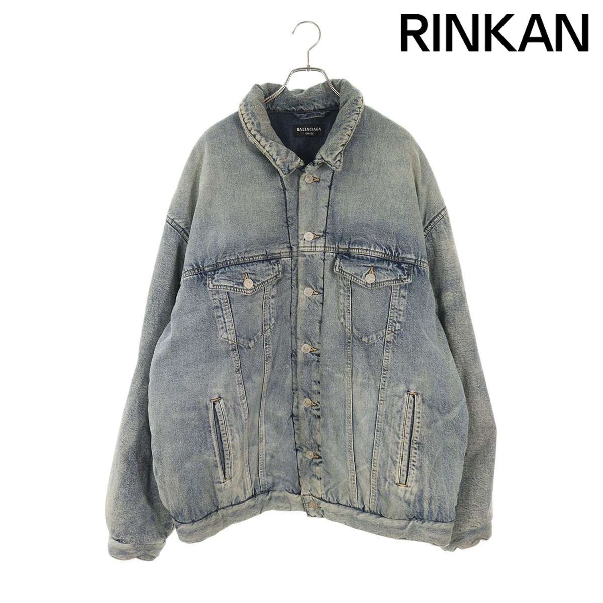 バレンシアガ サイズ:44  22AW  681689 TJW92 オーバーサイズ パデッドデニムジャケット 中古 SB01 バレンシアガ 22AW 681689 TJW92 デニム中綿ブルゾン メンズ 44 - メルカリ