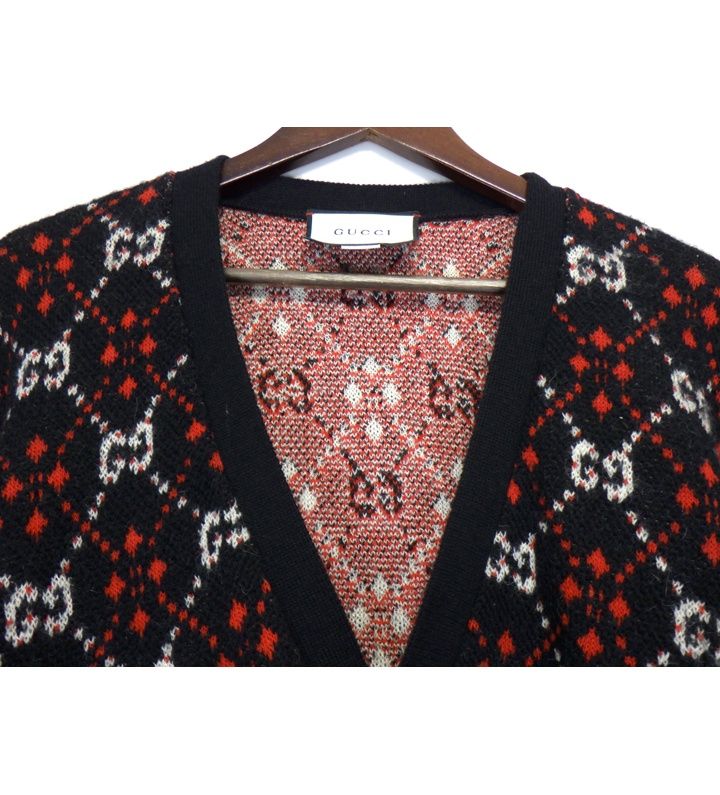 グッチ GUCCI 【 543497 X9Z62 】 GG ダイヤモンド アーガイル ニット