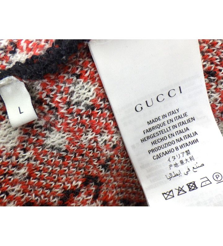 グッチ GUCCI 【 543497 X9Z62 】 GG ダイヤモンド アーガイル ニット