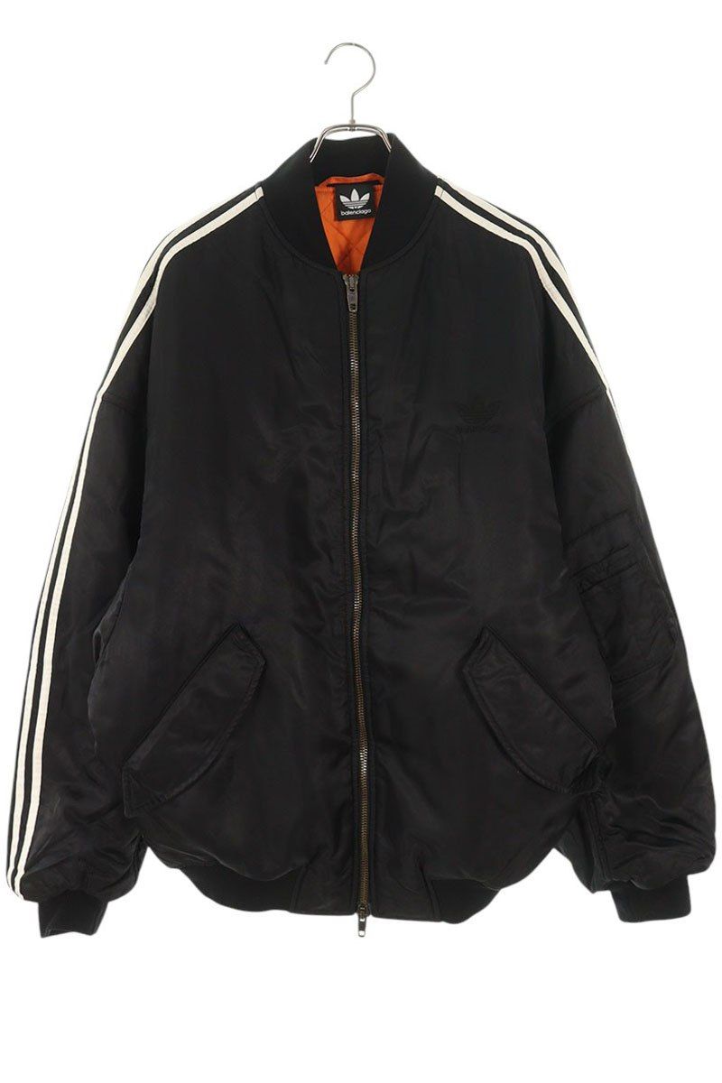 バレンシアガ  アディダス サイズ:44  23SS  725335 TNO27 サイドラインボンバージャケットブルゾン 中古 SB01 バレンシアガ ×アディダス adidas 23SS 725335 TNO27 サイドライン