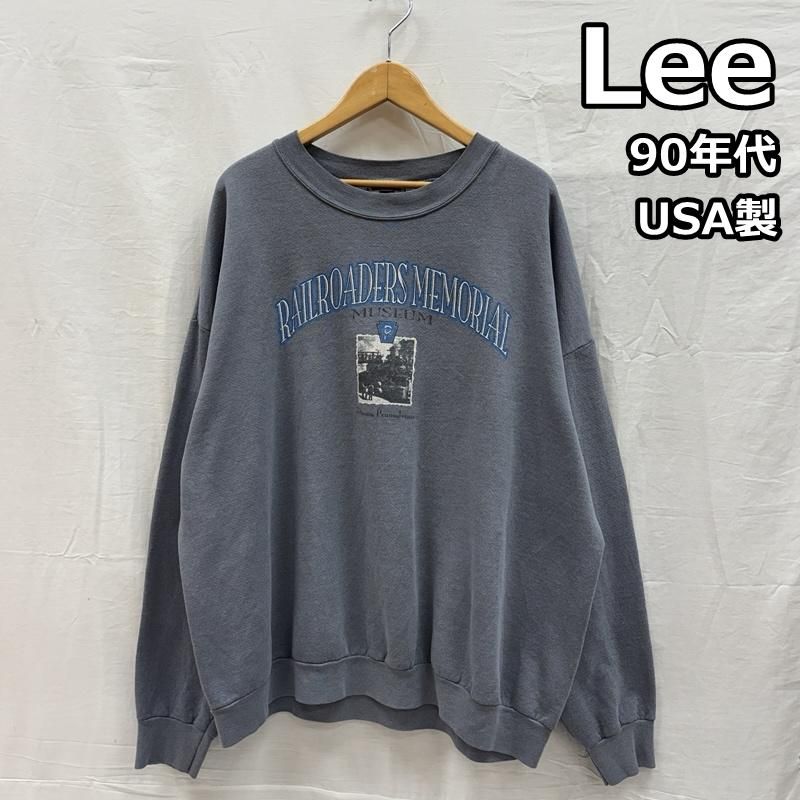リー 90年代 ビンテージ USA製 RAILROADERS 博物館 プリント