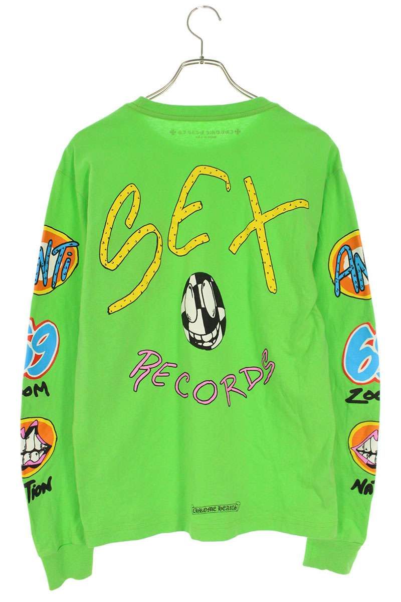 クロムハーツ PPO SEXRCD LS MATTY BOYSexRecordsプリント長袖