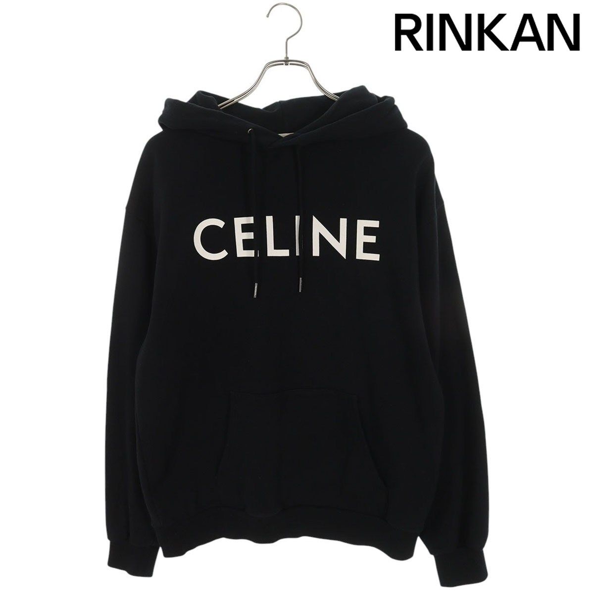 セリーヌ 2Y321670Q ルーズフィットロゴプルオーバーパーカー メンズ M