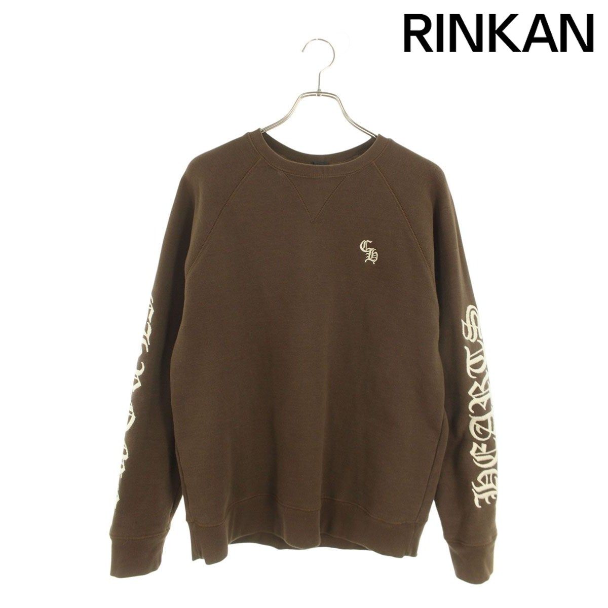 クロムハーツ Y NOT SLO RIDE CHロゴ刺繍クルーネックスウェット