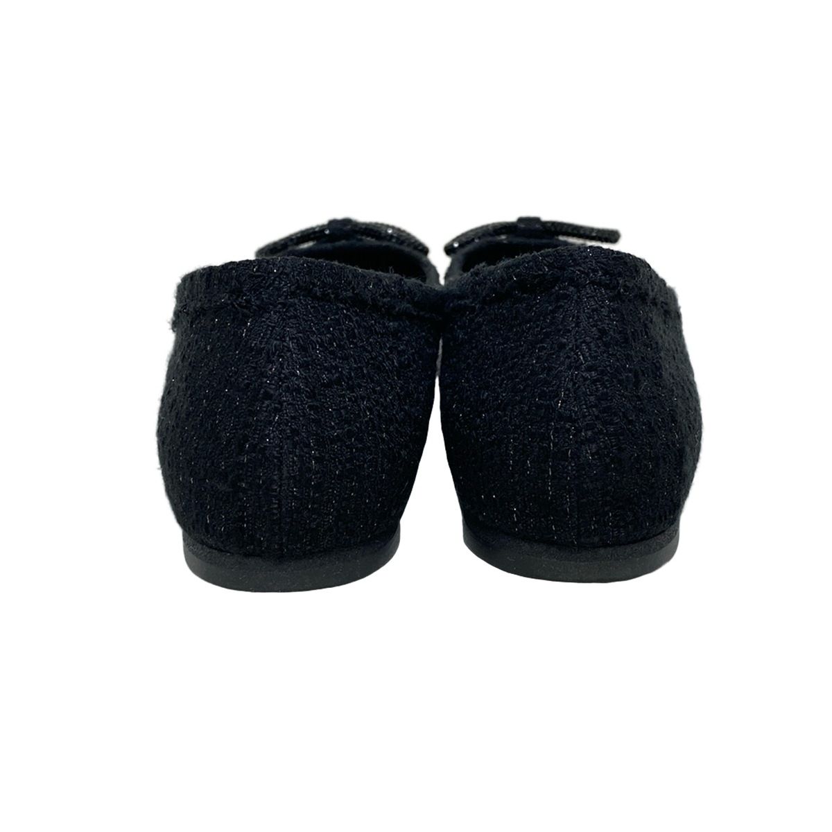 ANTEPRIMA(アンテプリマ) フラットシューズ 23 レディース 黒 リボン