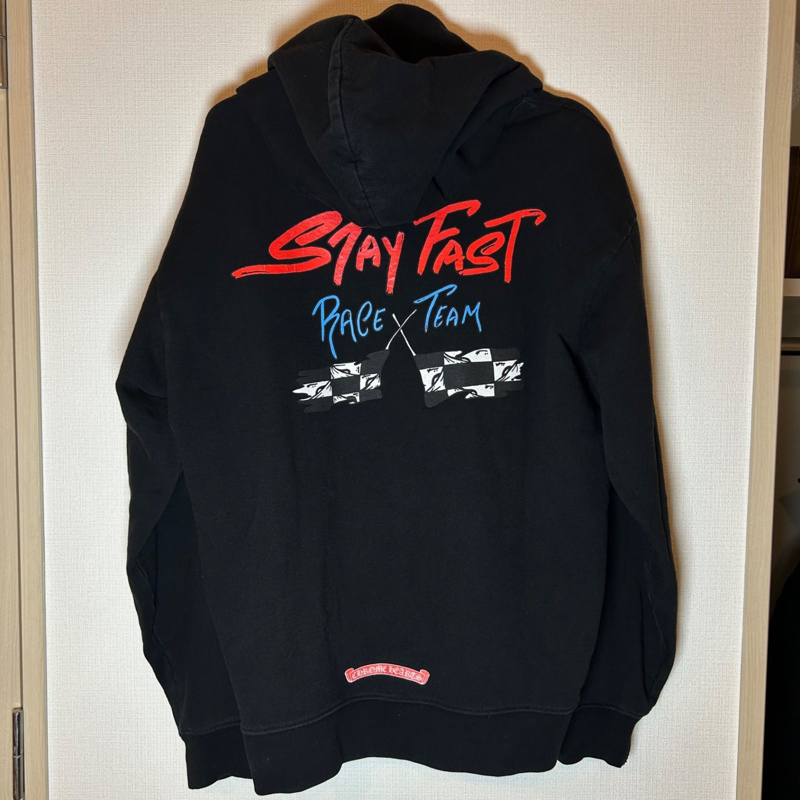 クロムハーツ CHROME HEARTS プルオーバー フード ブラック XLサイズ マッティーボーイ レースチーム race team