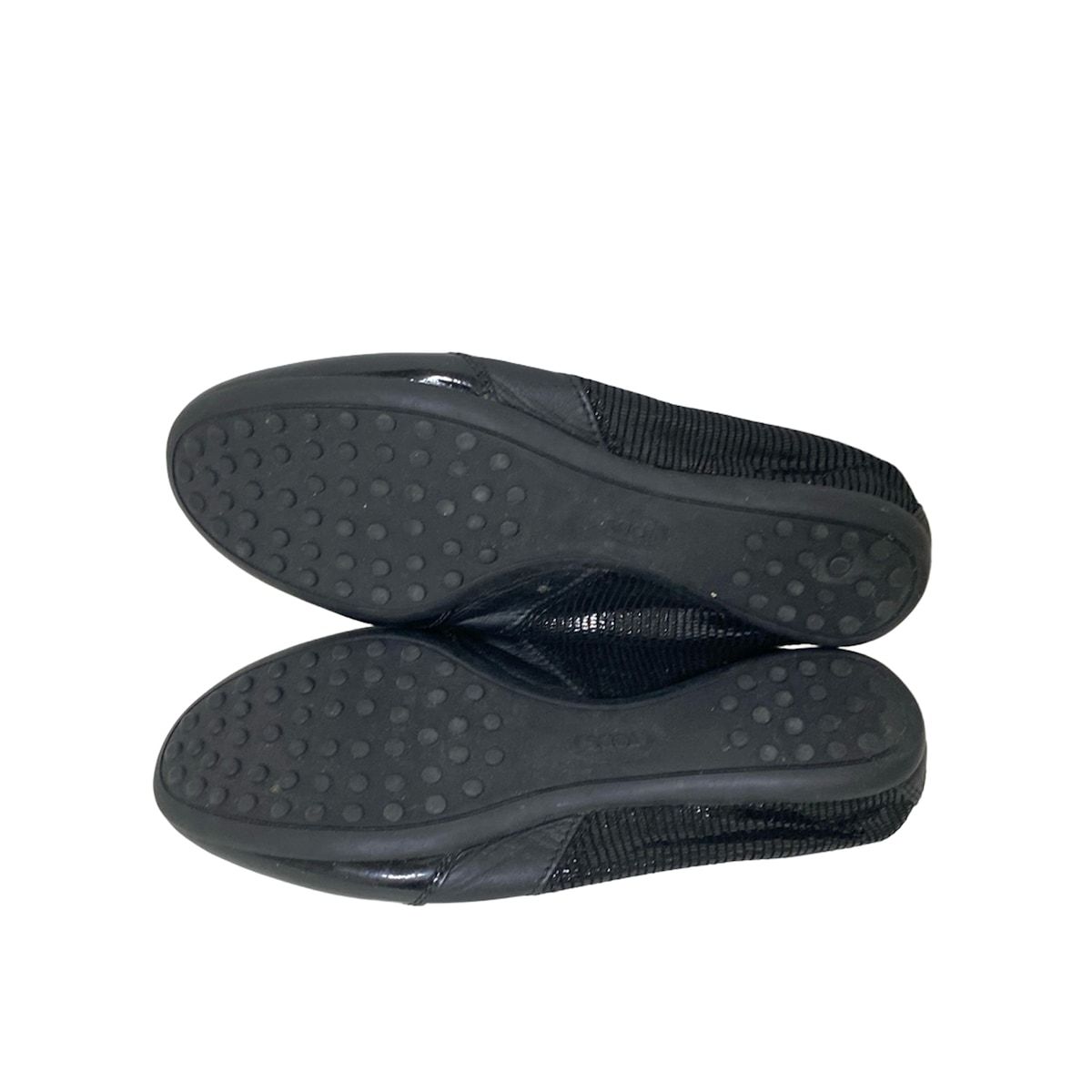 TOD'S トッズ　ブラック フラットシューズ　35 1/2 TOD'S フラットシューズ TOD'S トッズ ブラック フラットシューズ 35 1