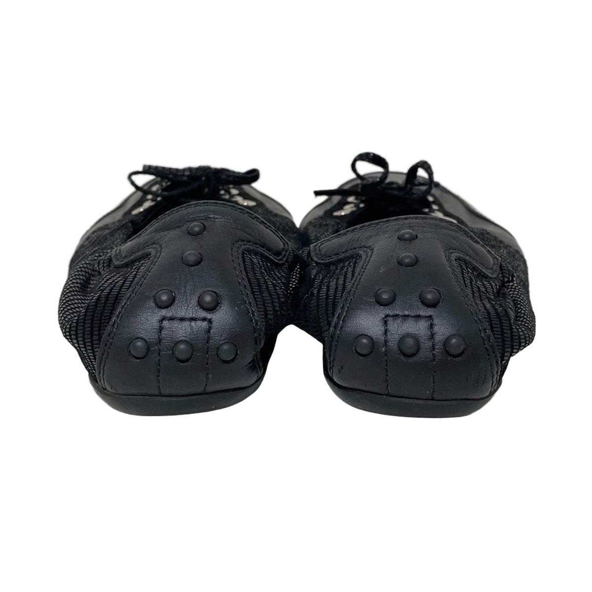 TOD'S トッズ　ブラック フラットシューズ　35 1/2 TOD'S フラットシューズ TOD'S トッズ ブラック フラットシューズ 35 1