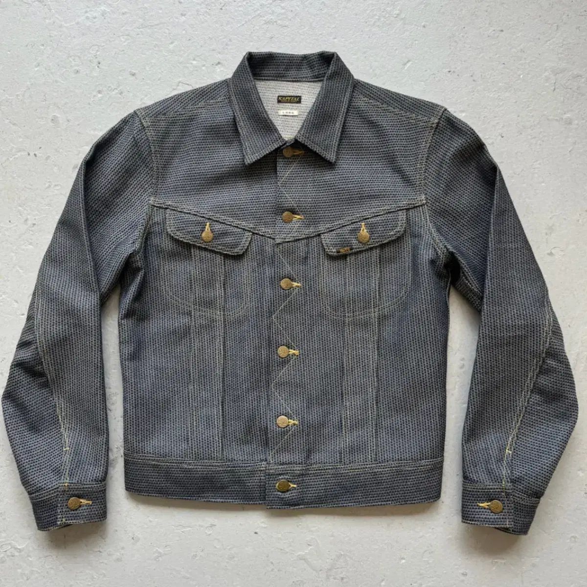 初回版 KAPITAL キャピタル センチュリー no 7 刺し子 デニム セットアップ