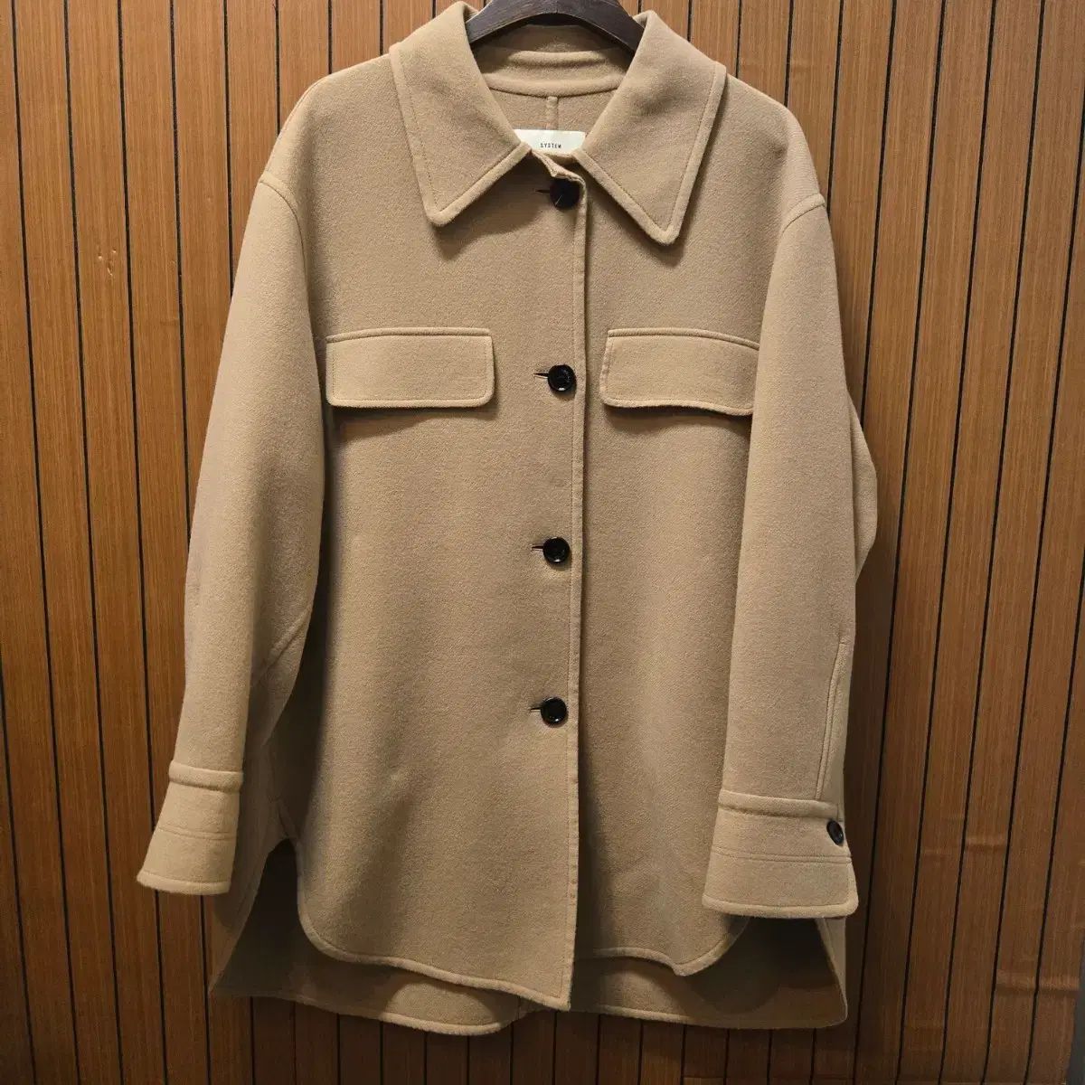 SYSTEM システム ウール カシミア コート