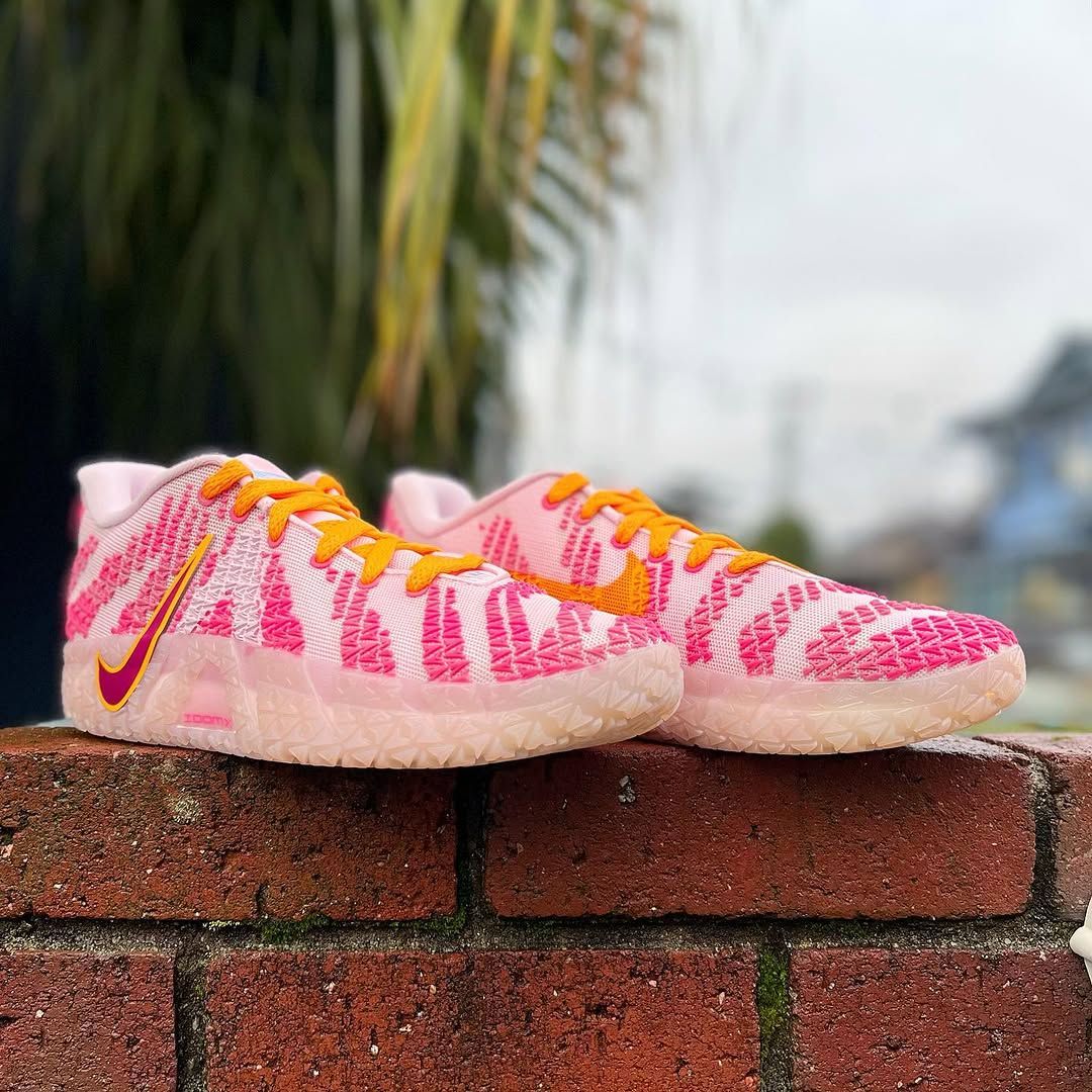 NIKE JA 3 EP S DAY ナイキ ジャ モラント 小さいサイズ 25.0 cm以下 ミニバス 女性 MEN pink foam|hyper pink-silt red HF 2794-601