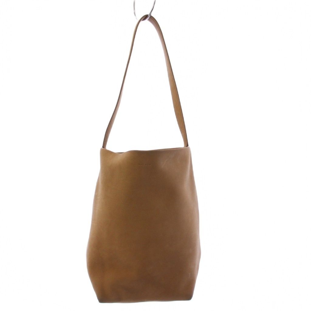 ザロウ THE ROW MEDIUM N|S PARK TOTE トートバッグ ワンショルダーバッグ レザー 茶 |KH
