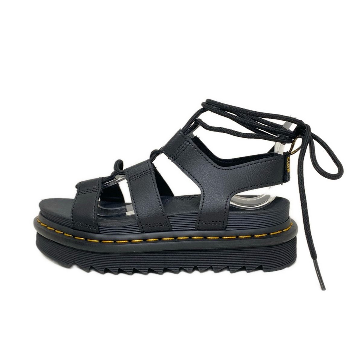 Dr.Martens(ドクターマーチン) サンダル uk3 レディース 黒×イエロー