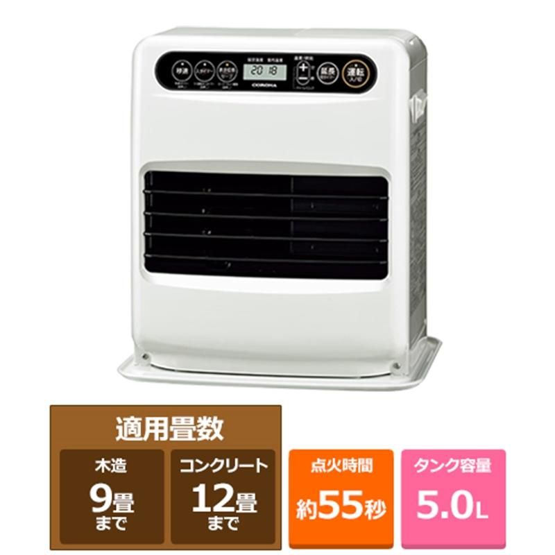 開封済・未使用品】コロナ 石油ファンヒーター Sタイプ タンク5.0L FH 