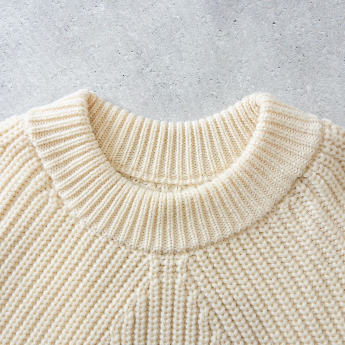 極美品 BATONER バトナー シグネチャー クルーネック ニット セーター