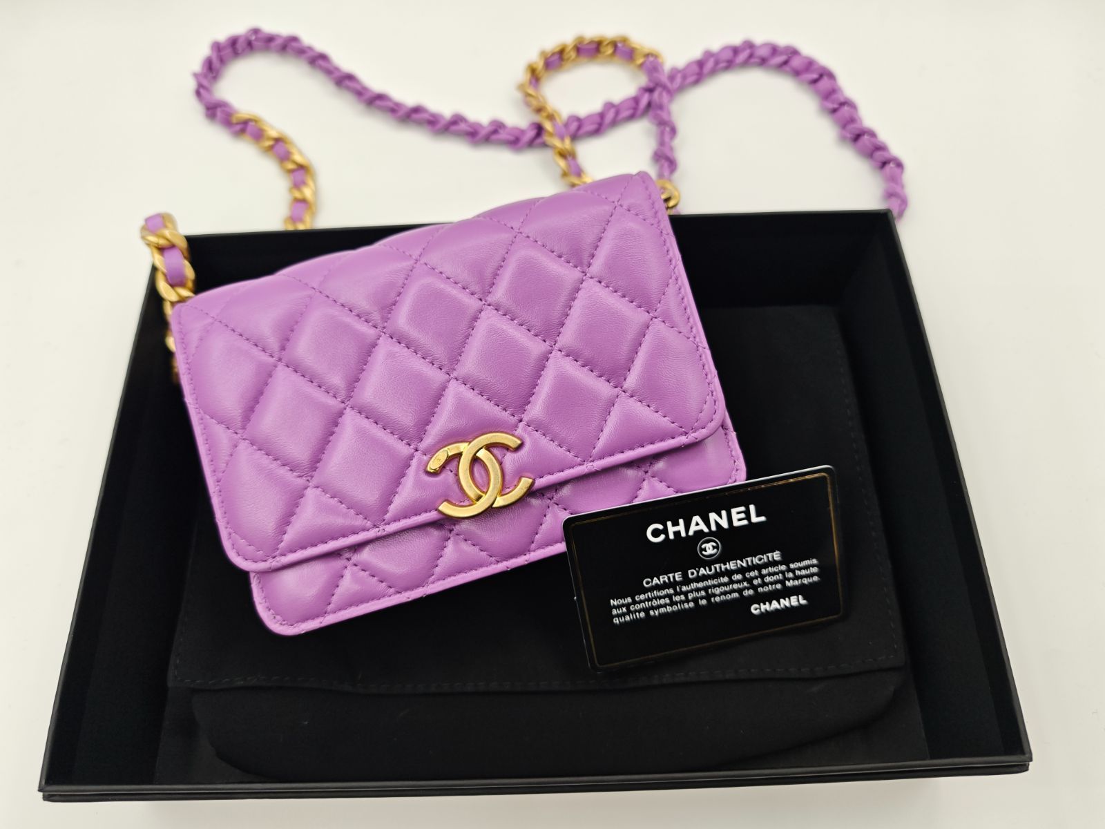 シャネル Chanel マトラッセ チェーンウォレット ショルダーバッグ バッグ レディース