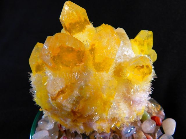 絶品☆超美しい☆浄化済み☆ブラジル産☆ 天然水晶宝石☆シトリン