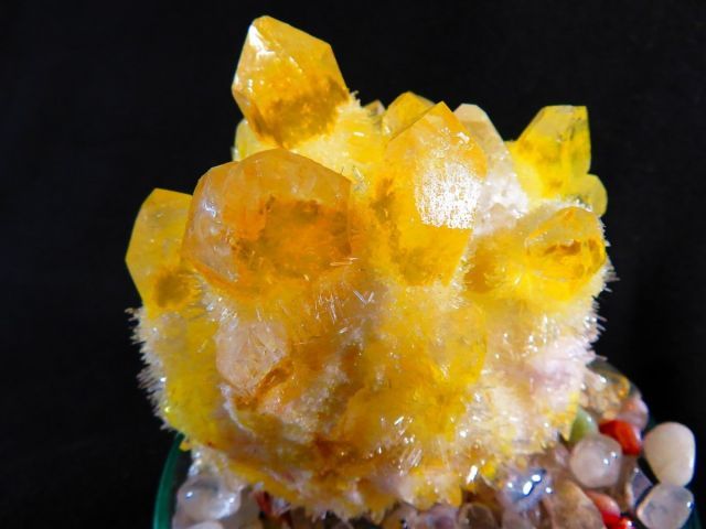 絶品☆超美しい☆浄化済み☆ブラジル産☆ 天然水晶宝石☆シトリン