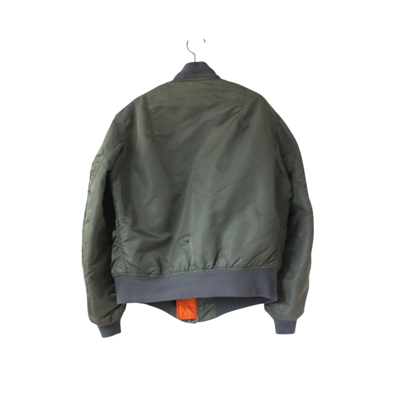 ALPHA アルファ 90s フライトジャケット MA-1 民間用 USA製 セージ