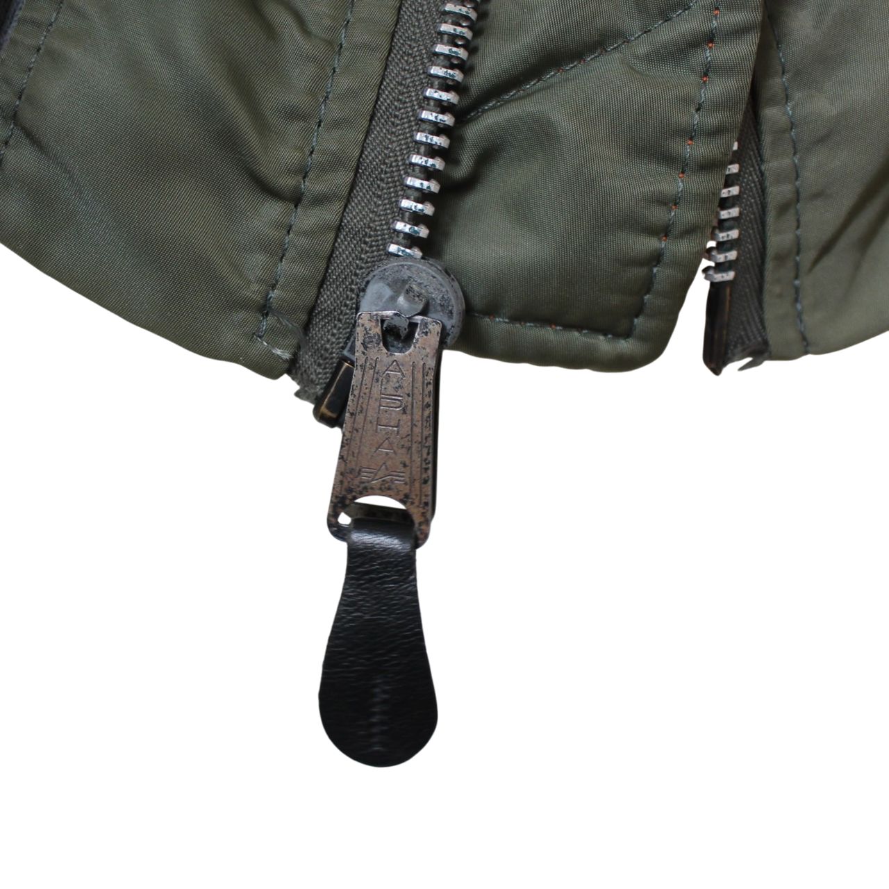 ALPHA アルファ 90s フライトジャケット MA-1 民間用 USA製 セージ